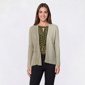 Womens Verve Ami Open Front Directional Rib Stitch Cardigan - image 1