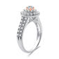 Nova Star&#174; Two-Tone Lab Grown Diamond Double Halo Bridal Set - image 2