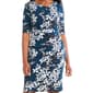 Womens Connected Apparel Elbow Sleeve Floral Wrap Dress - image 3