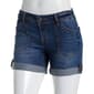 Juniors Wallflower Blake Feisty Curvy Low Rise Denim Shorts - image 1