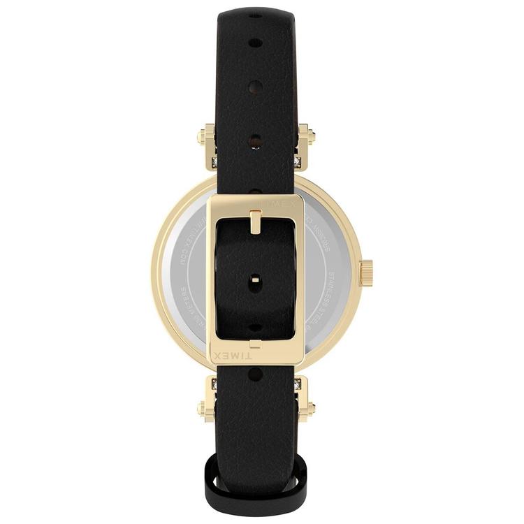 Womens Timex® Gold-Tone Black to Brown Strap Watch - TW2W96400JT