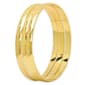 14kt. Gold Plated 3pc. Wide Shiny Plain Bangle Bracelet Set - image 1