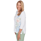Womens Alfred Dunner St. Augustine Blooming Floral Keyhole Blouse - image 4