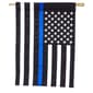 Evergreen Thin Blue Line Applique Garden Flag - image 1