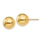 Gold Classics(tm) 14kt. Gold 10mm Ball Stud Earrings - image 1