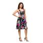 Womens 24/7 Comfort Apparel Pink Paisley Tank Swing Dress - image 3