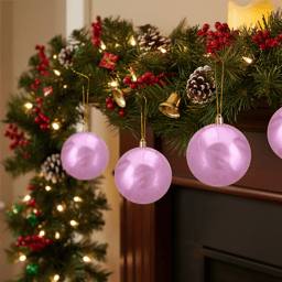 Northlight Shiny Bubblegum Shatterproof Christmas Ball Ornament