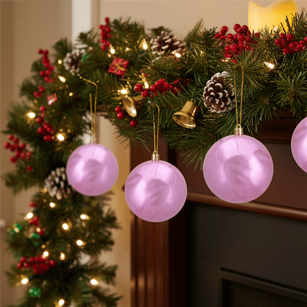 Northlight Shiny Bubblegum Shatterproof Christmas Ball Ornament