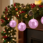 Northlight Shiny Bubblegum Shatterproof Christmas Ball Ornament - image 3