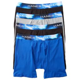 Mens Hanes(R) Ultimate(R) Sport X-Temp(tm) 4pk. Long Leg Boxer Briefs
