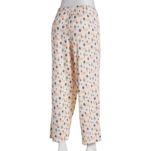 Womens Goodnight Kiss Dachshund Butterknit 25in. Pajama Pants