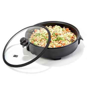 DASH 14 Family Size Nonstick Rapid Skillet with Tempere 