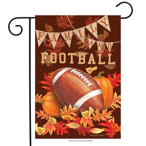 Briarwood Lane Family & Football Garden Flag - image 