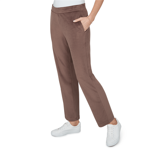 Petite Alfred Dunner Luxe Be A Lady Soft Knit Pull On Pants