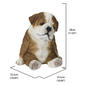 Hi-Line Gift Medium Sleeping Bulldog Garden Statue - image 7
