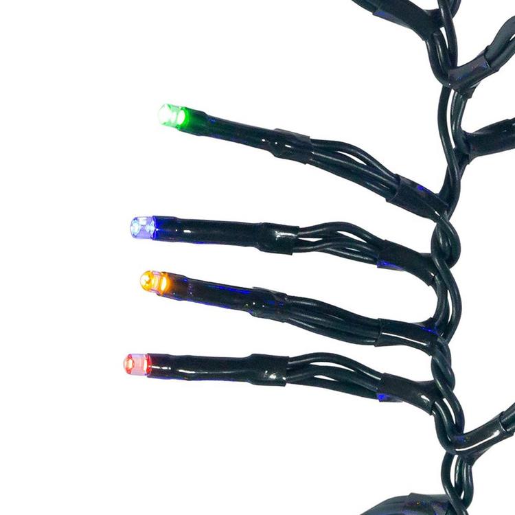 Kurt S. Adler 480-Light 16ft. Connectable LED Cluster Garland