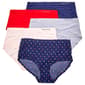 Womens Nautica 5pk. Ultra Soft Laser Brief Panties NT9455-5PKC - image 2