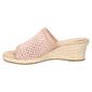 Womens Easy Street Jubilee Espadrille Wedge Slide Sandals - image 6