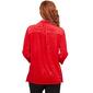 Womens Ruby Rd. Ready for Red Leopard Embossed Button Down - image 2