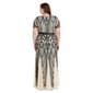 Plus SIze R&M Richards Sweetheart Neck Embellished Evening Gown - image 2