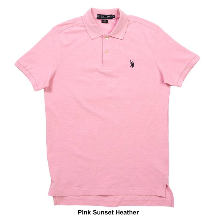 Mens U.S. Polo Assn.® Short Sleeve Pique Polo