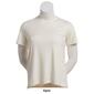 Womens Hasting & Smith Short Sleeve Mock Neck Tee - image 6