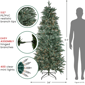 Northlight 6.5ft. Real Touch™ Pre-Lit Frasier Christmas Tree - image 6