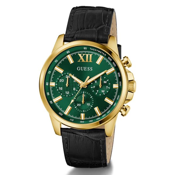 Mens GUESS Black Multi-function Watch - GW0901G4