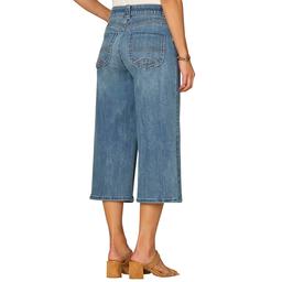 Petite Democracy “Ab”solution® Hi Rise Relaxed Denim Capris
