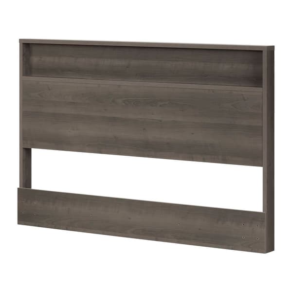 South Shore Gravity Gray Maple Full/Queen Headboard w/Shelf