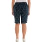 Petite Zac & Rachel Pull On Floral Vine Bermuda Shorts - image 2