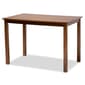 Baxton Studio Nicolette Walnut Brown Finished Wood 5pc Dining Set - image 3