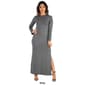 Womens 24/7 Comfort Apparel Long Sleeve Maxi Dress - image 3