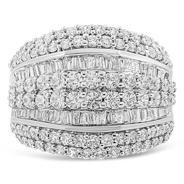 Haus of Brilliance Sterling Silver 2ctw. Diamond Cluster Ring - image 