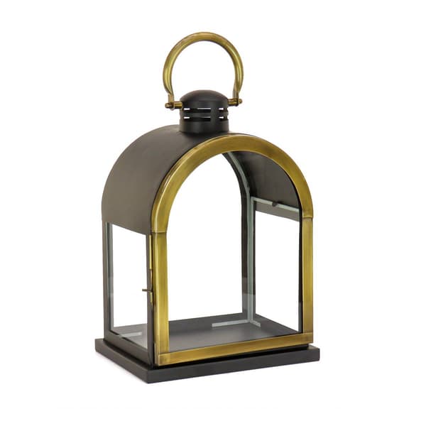 National Tree 18in. Antique Bronze Small Dome Lantern - image 