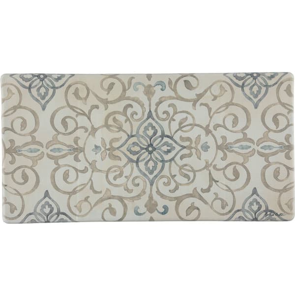 J&V Textiles Cloud Comfort Anti-Fatigue Medallion Kitchen Mat