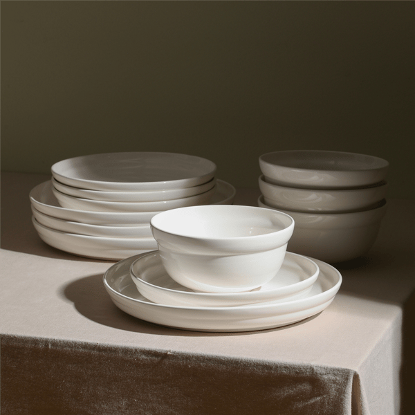 Stone Lain Virtuo 12pc. Dinnerware Porcelain Set