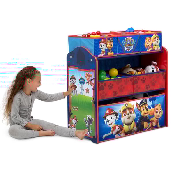 Delta Children Nick Jr. Paw Patrol 6 Bin Toy Storage Organizer