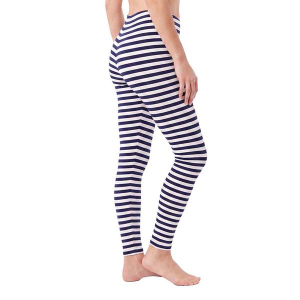 Womens LANDS'' END Stripe Full Length Legging Pants