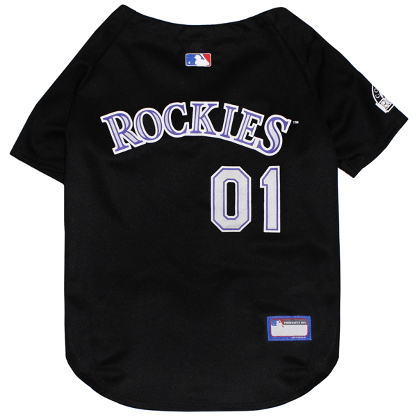 MLB Colorado Rockies Pet Jersey - image 