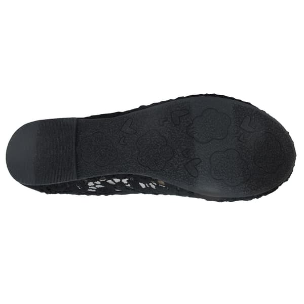 Womens Jellypop Liliana Crochet Lace Ballet Flats