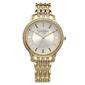 Jessica Simpson Gold-Tone Crystal Bracelet Watch - JS0097GD - image 1