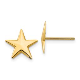 Gold Classics(tm) 14kt. Nautical Star Post Earrings