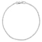 Athra 7in. Silver Plated & Clear Crystal Tennis Bracelet - image 1