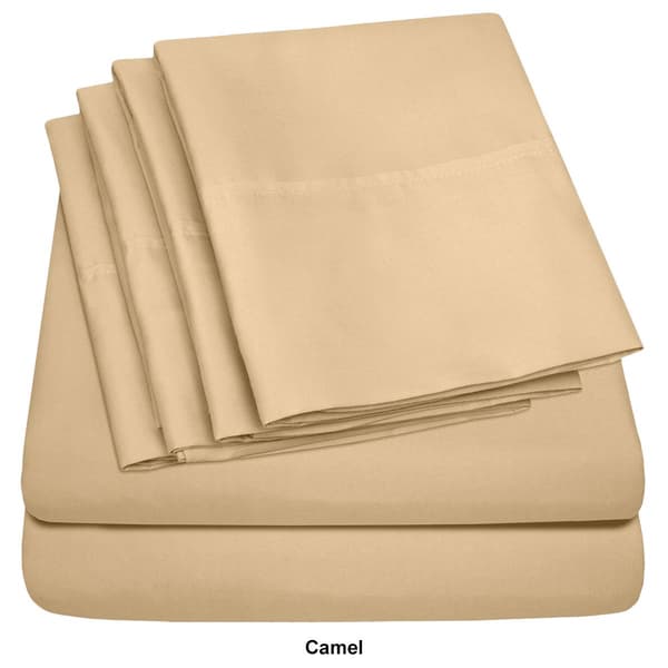 Sweet Home Collection 1500 TC Solid Brushed Microfiber Sheets Set