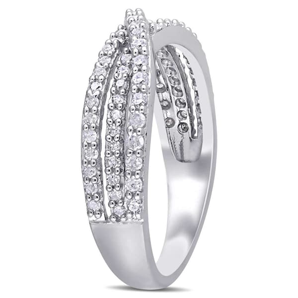 Diamond Classics&#8482; Sterling Silver 1/2ctw. Statement Ring