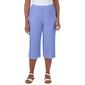 Womens Alfred Dunner Summer Breeze Double Gauze Capri Pants - image 1