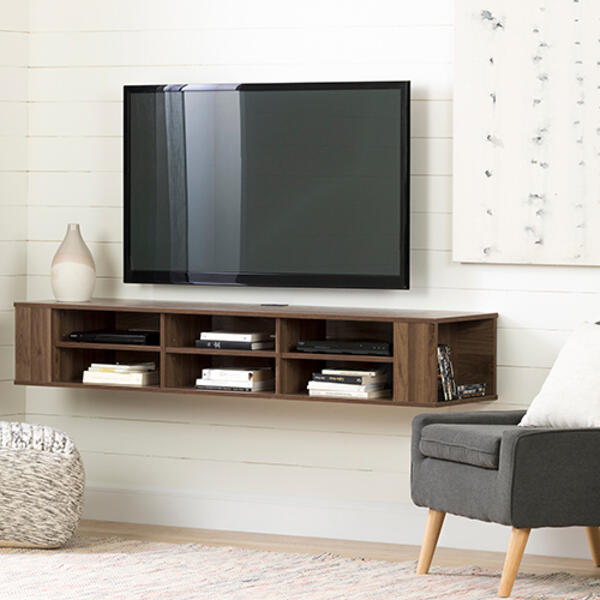South Shore City Life 66in. Wide Wall Mounted Media Console - image 
