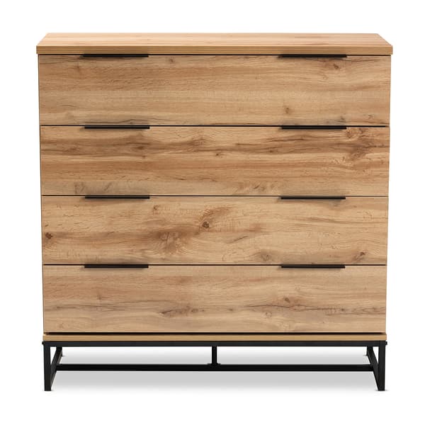 Baxton Studio Reid Modern and Contemporary 4 Drawer Dresser