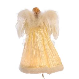 Kurt Adler UL 10-Light 12in. Ivory Angel Treetop